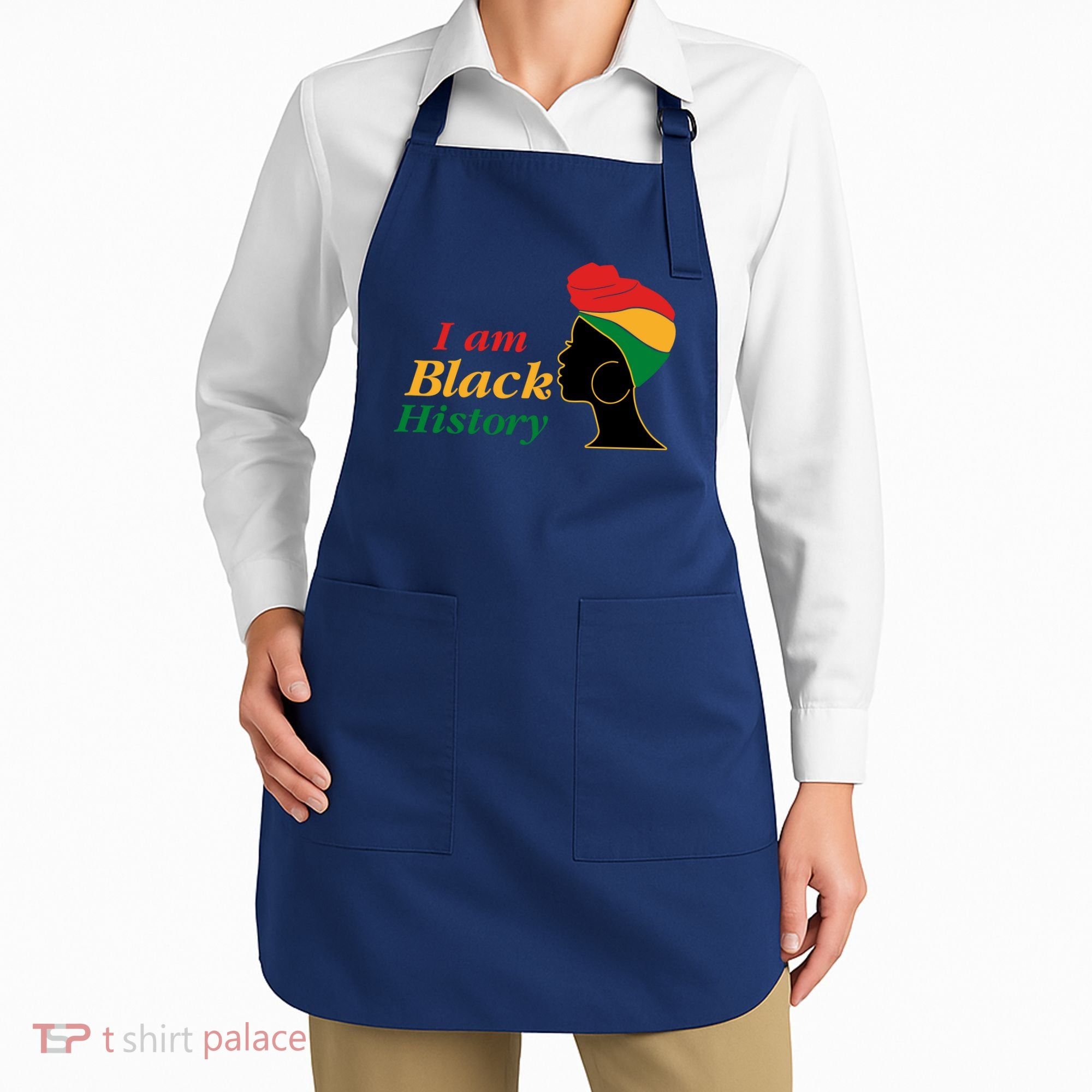 I Am Black History Strong Female Pride Apron