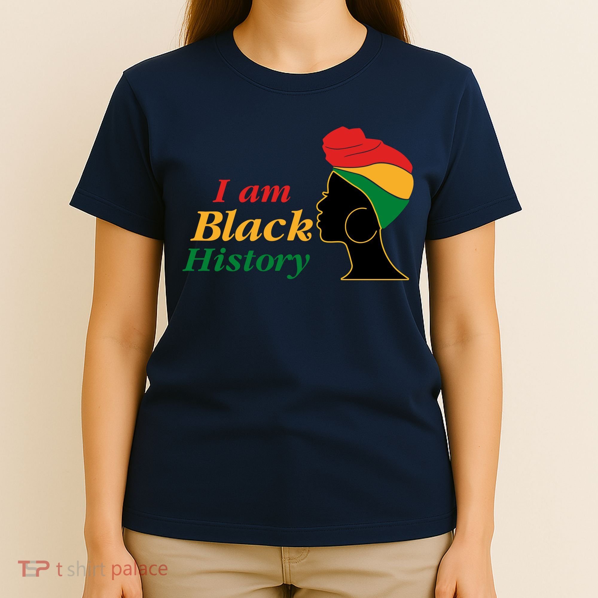 I Am Black History Strong Female Pride T-Shirt