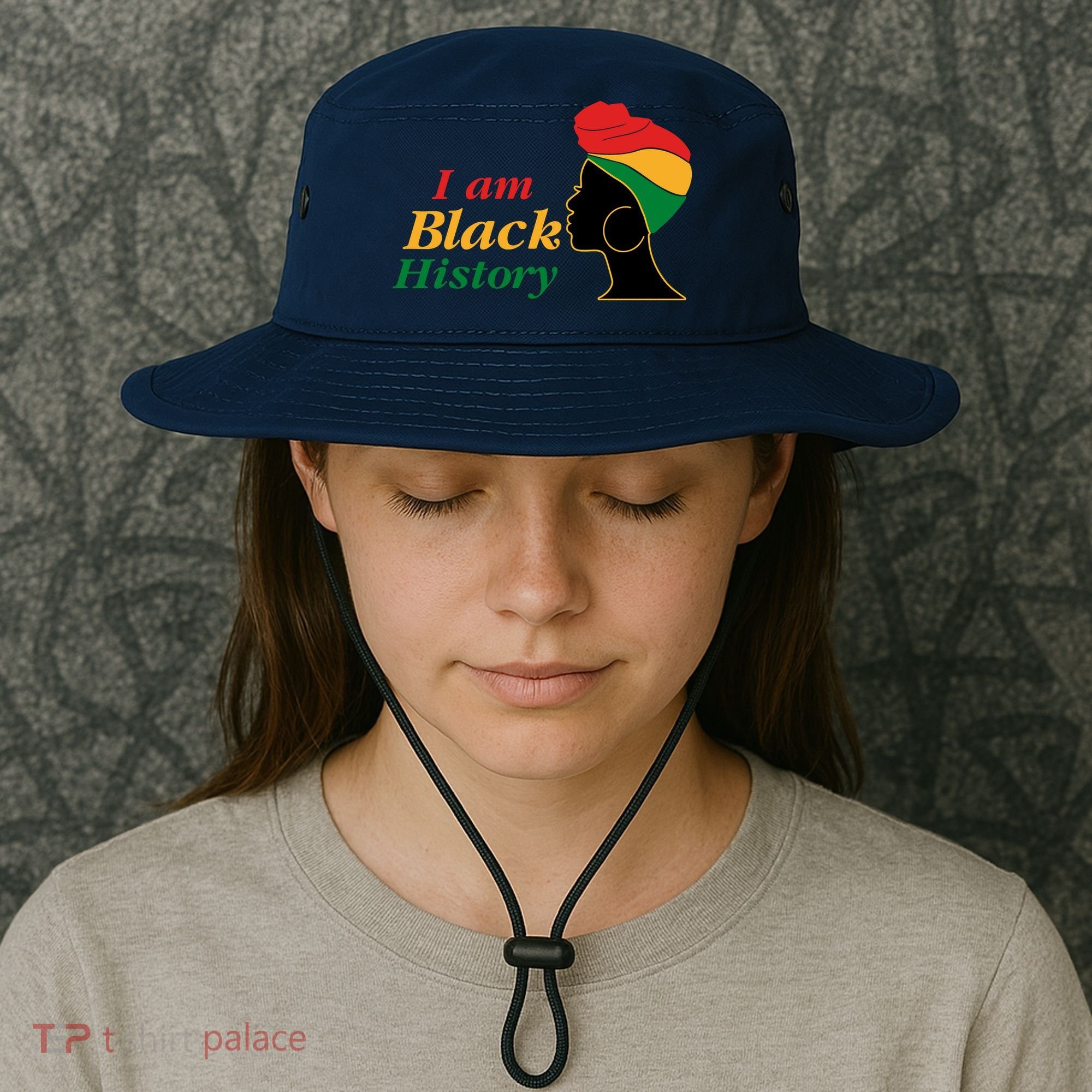 I Am Black History Strong Female Pride Bucket Hat