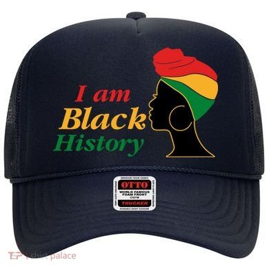 I Am Black History Strong Female Pride Hat