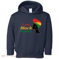 I Am Black History Strong Female Pride Toddler Hoodie thumb 0