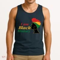 I Am Black History Strong Female Pride Tank Top thumb 3