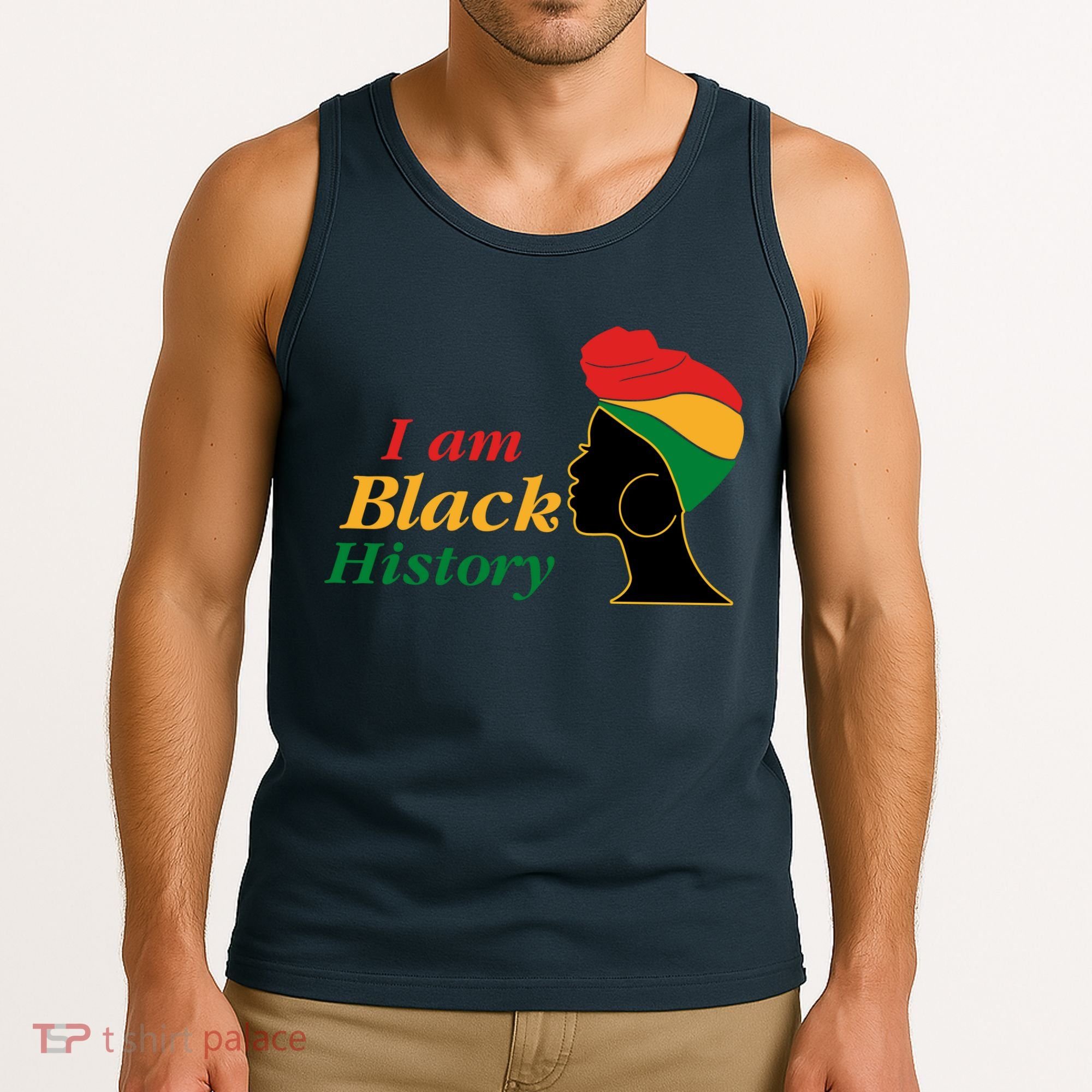 I Am Black History Strong Female Pride Tank Top