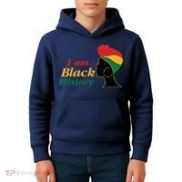 I Am Black History Strong Female Pride Kids Hoodie thumb 4