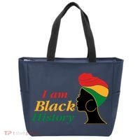 I Am Black History Strong Female Pride Tote Bag thumb 0