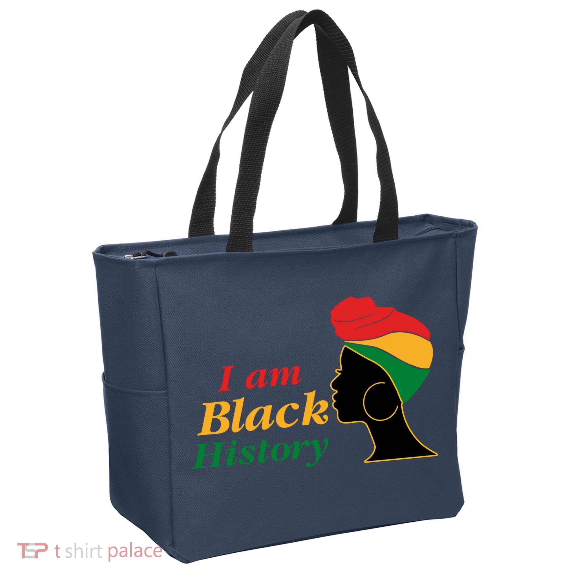 I Am Black History Strong Female Pride Tote Bag
