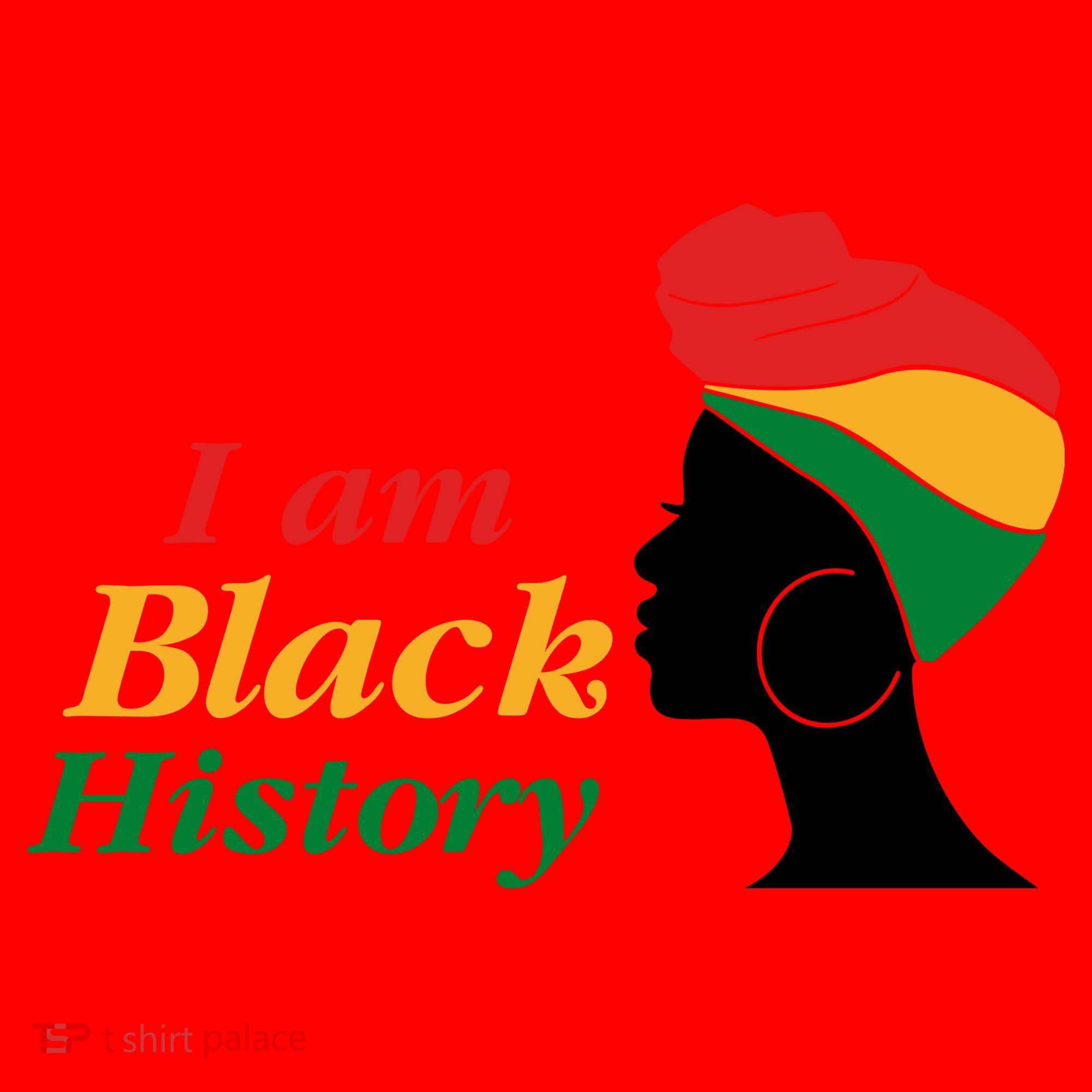 I Am Black History Strong Female Pride Santa Hat