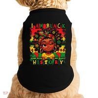 I Am Black History Month African American For Doggie Tank thumb 0