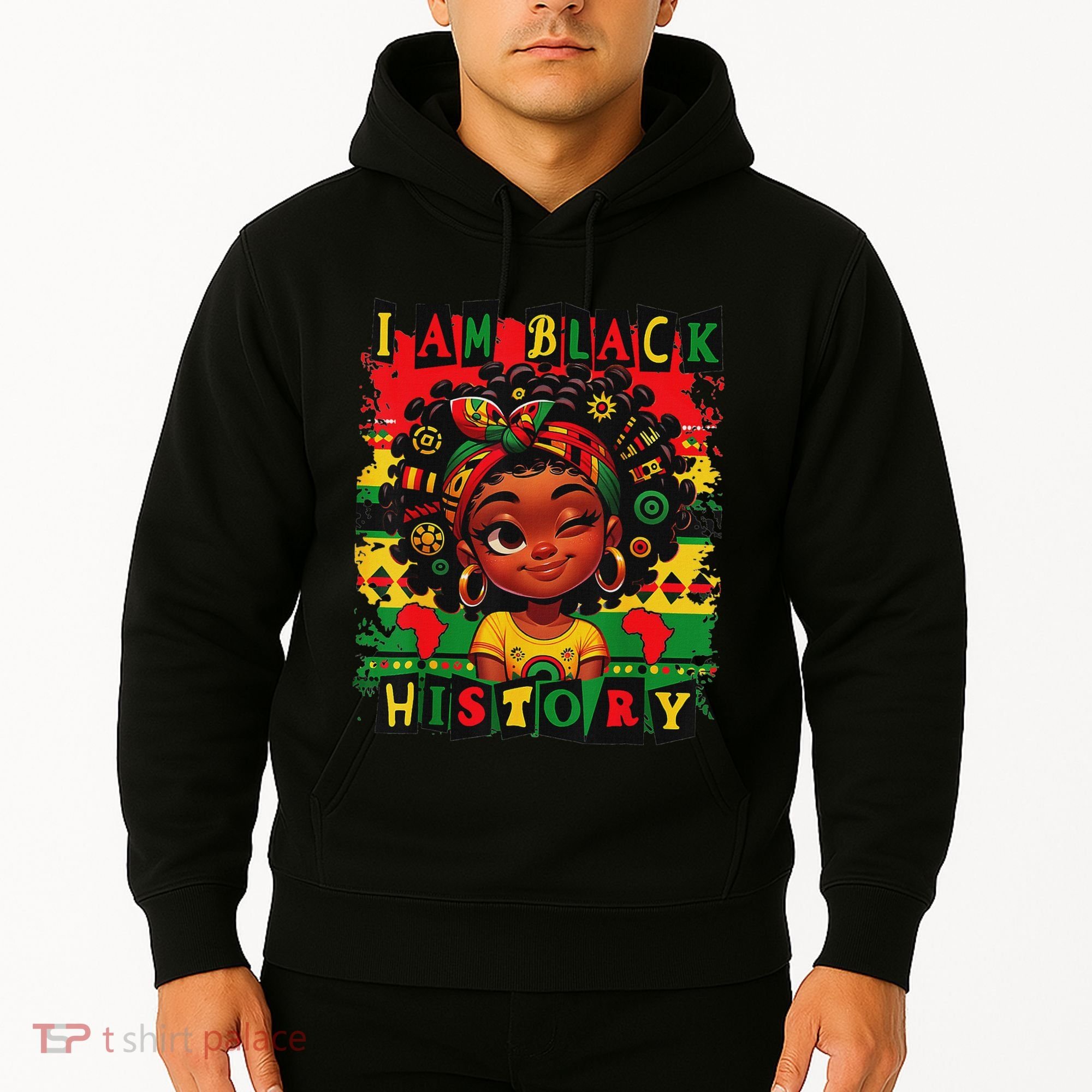 I Am Black History Month African American For Hoodie