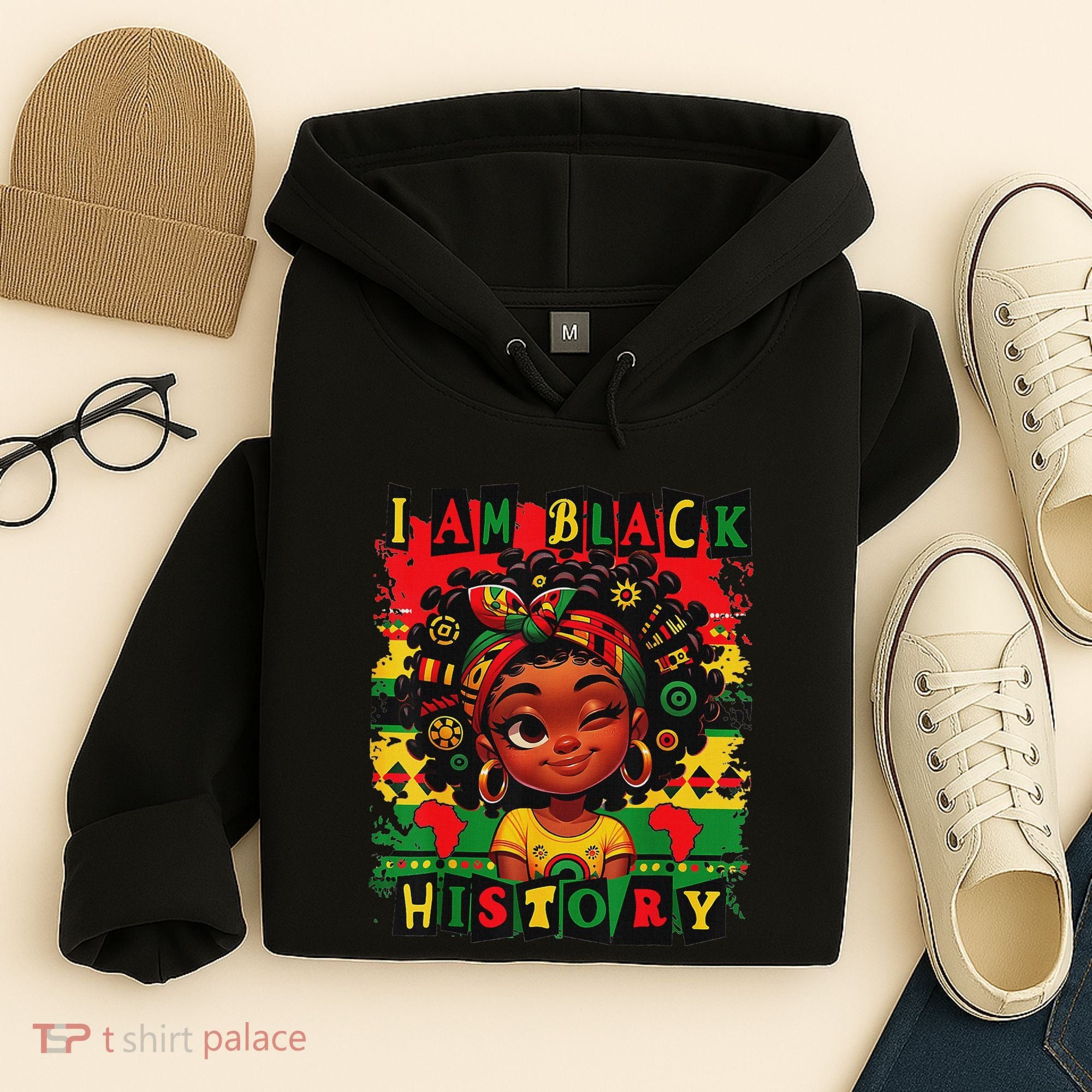 I Am Black History Month African American For Hoodie