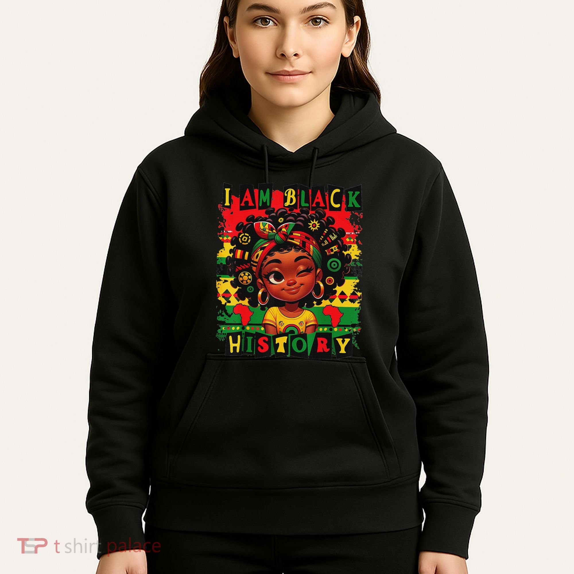 I Am Black History Month African American For Hoodie