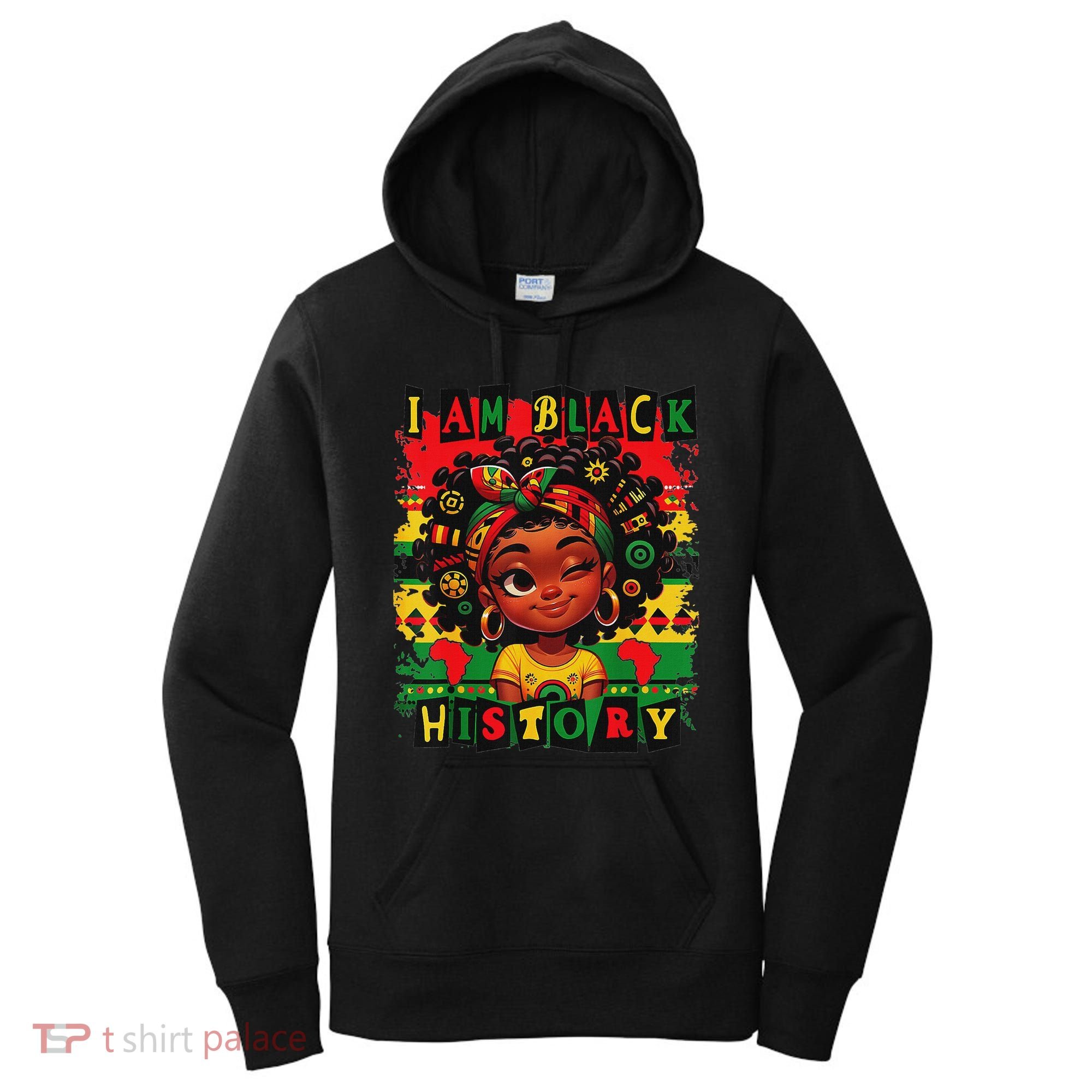 I Am Black History Month African American For Women's Hoodie