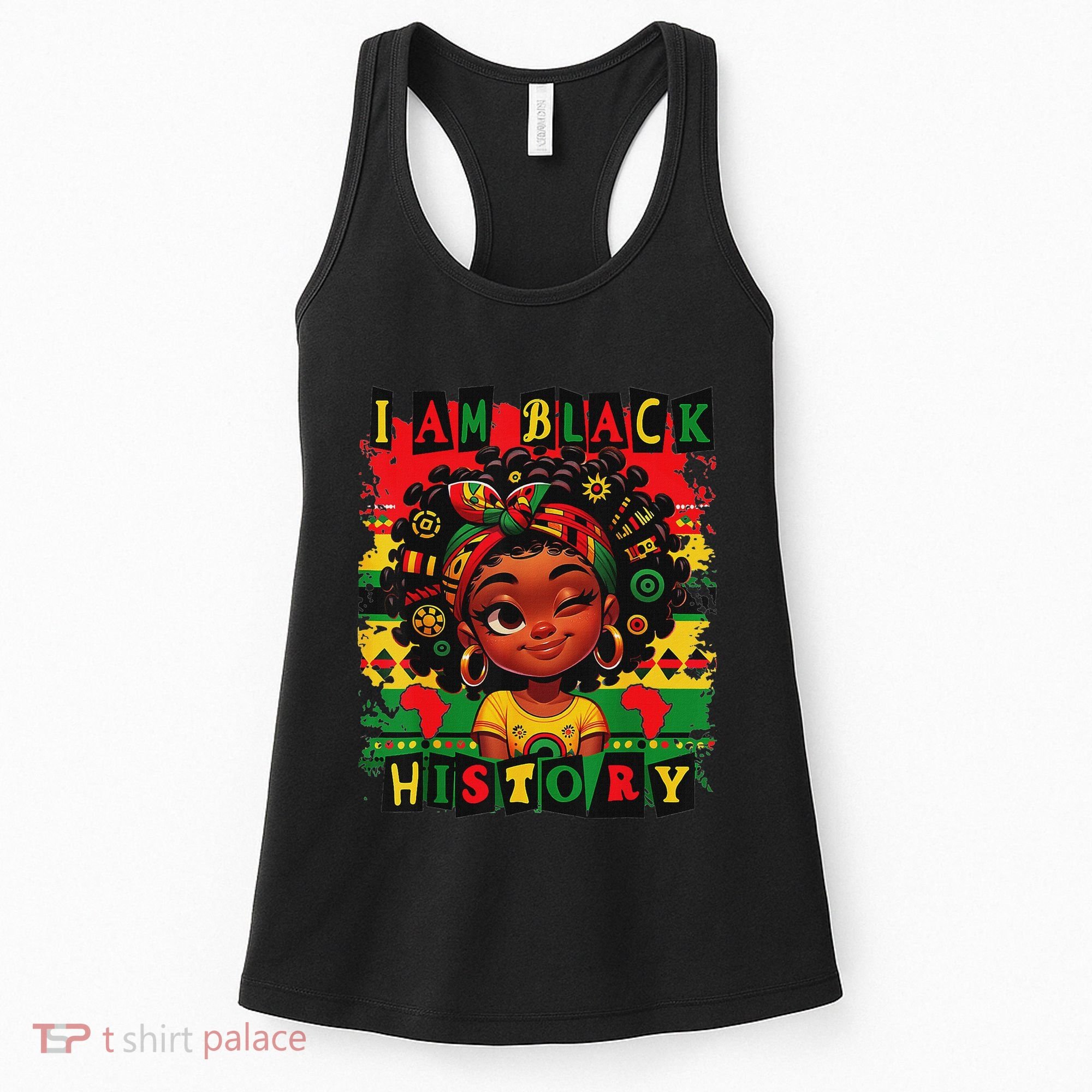 I Am Black History Month African American For Women's Tank Top