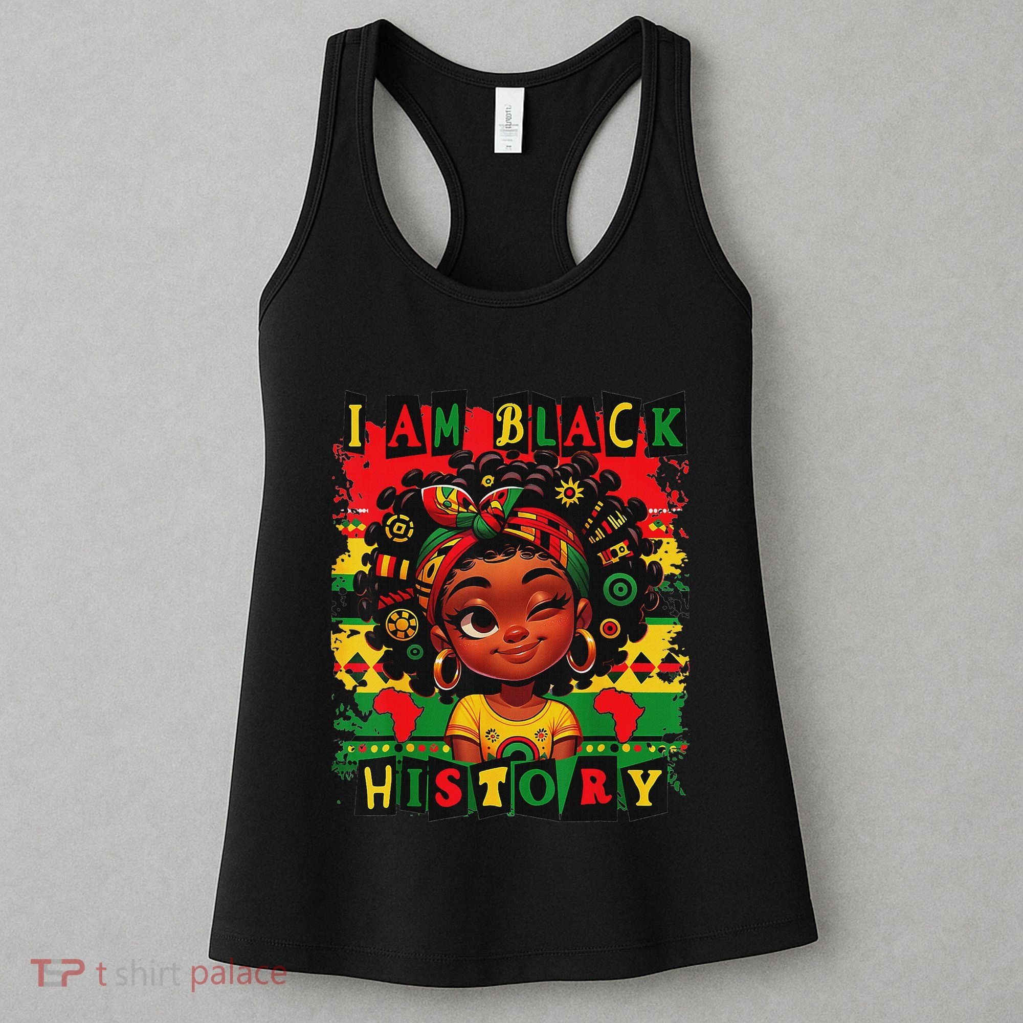 I Am Black History Month African American For Women's Tank Top