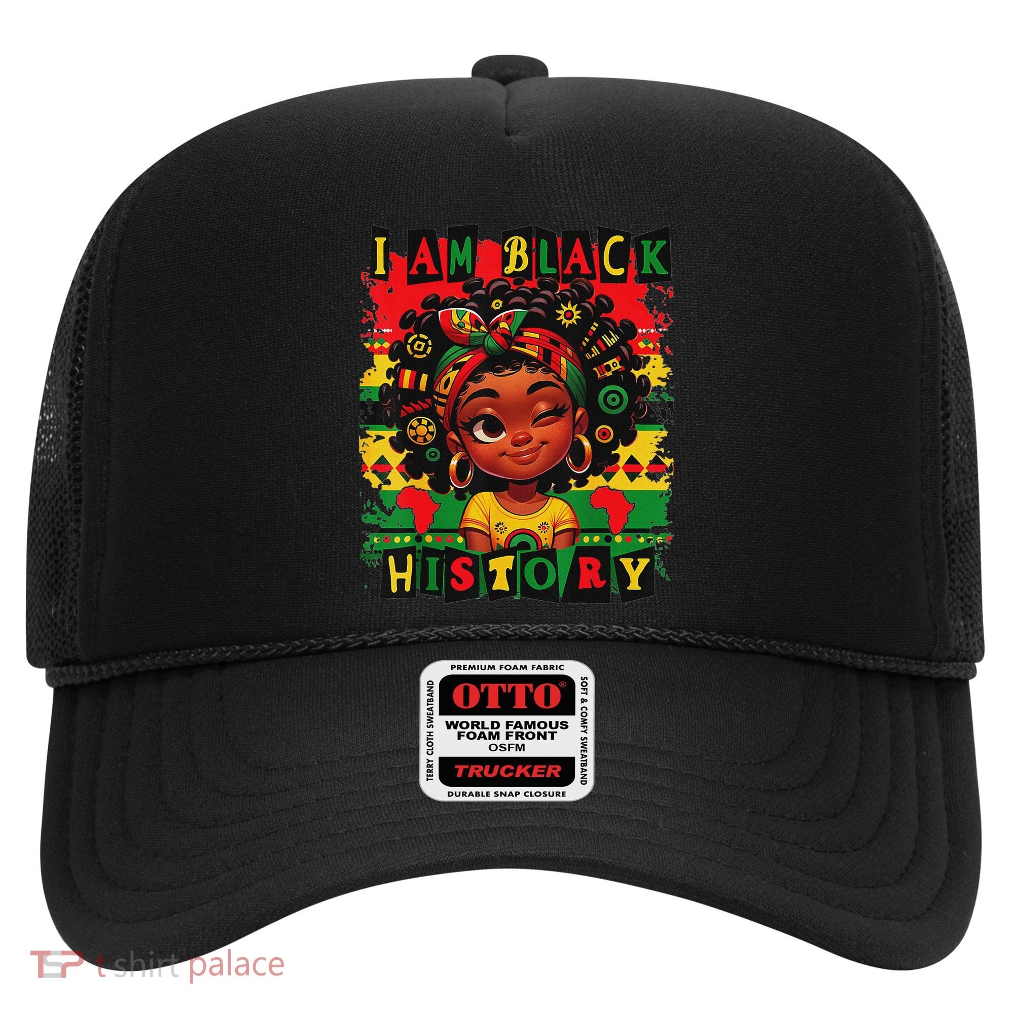 I Am Black History Month African American For Hat
