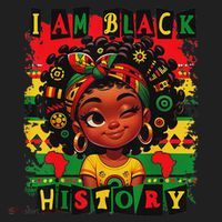 I Am Black History Month African American For Hat thumb 2