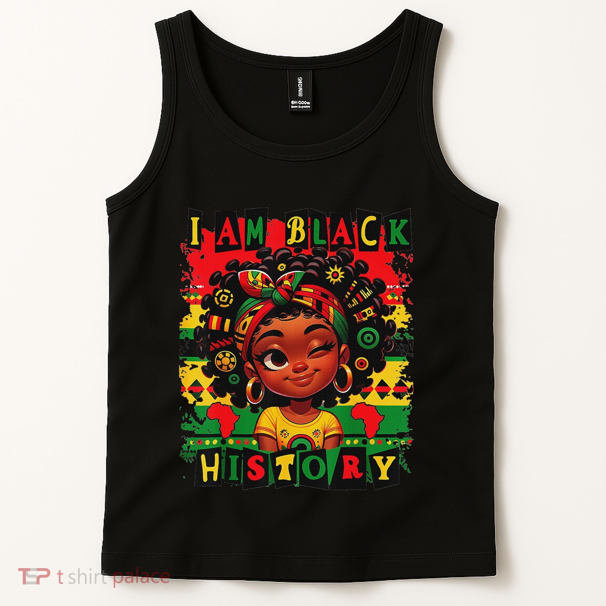 I Am Black History Month African American For Tank Top
