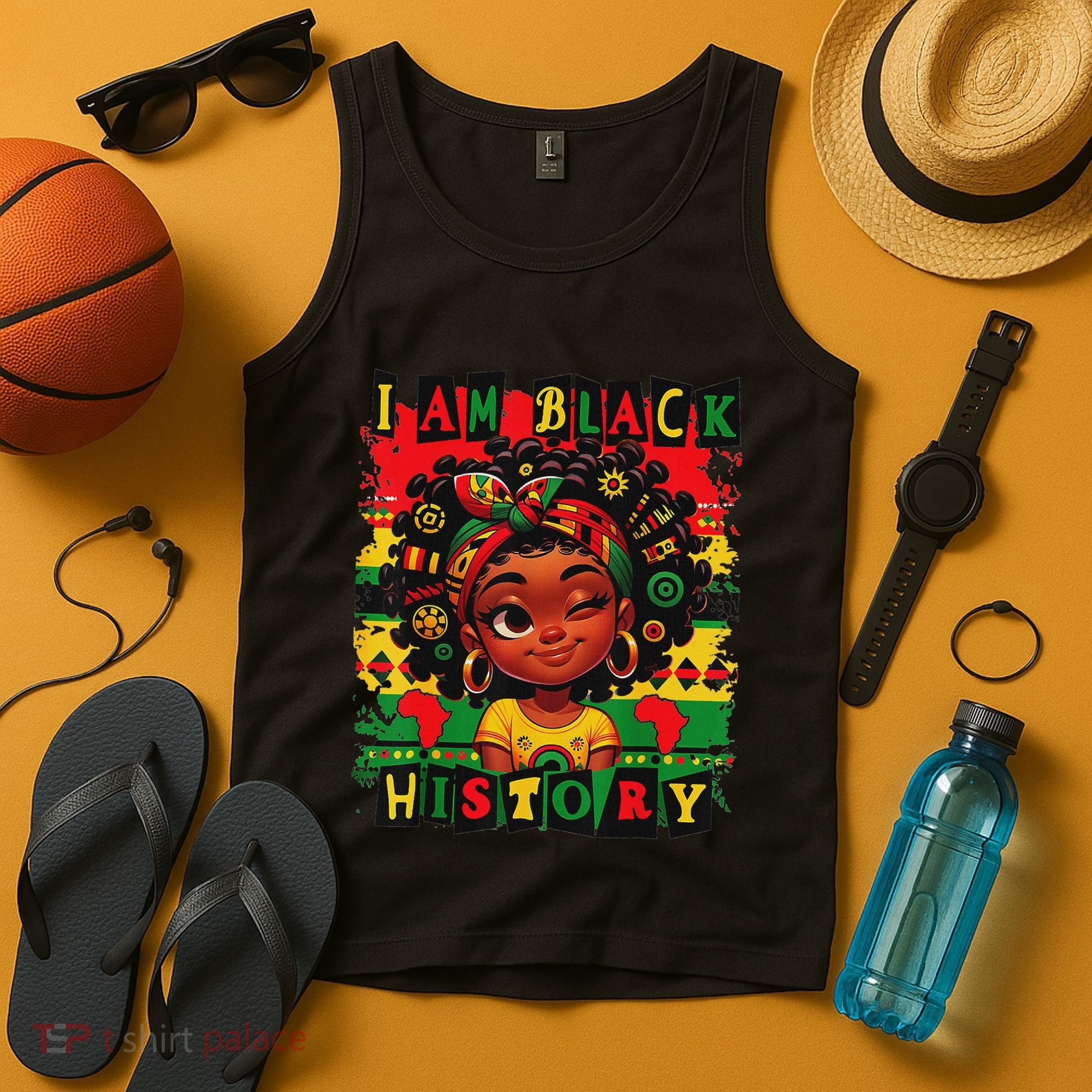 I Am Black History Month African American For Tank Top