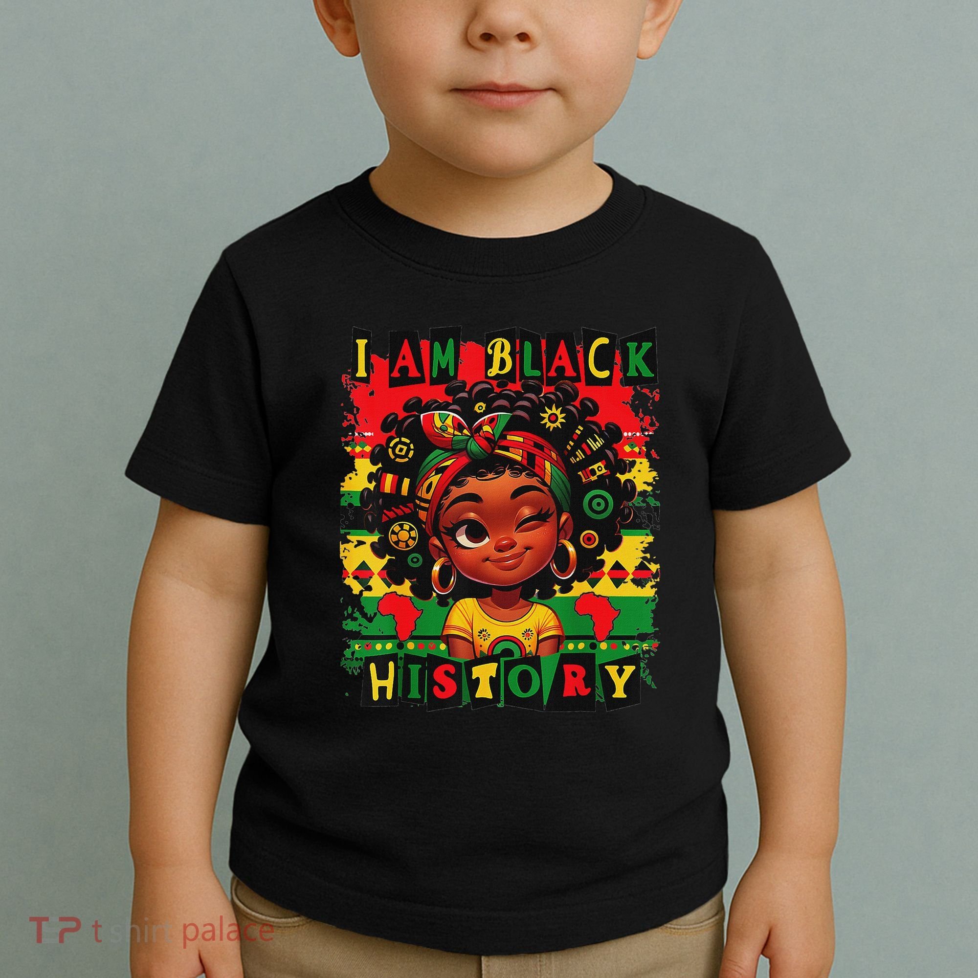 I Am Black History Month African American For Toddler T-Shirt