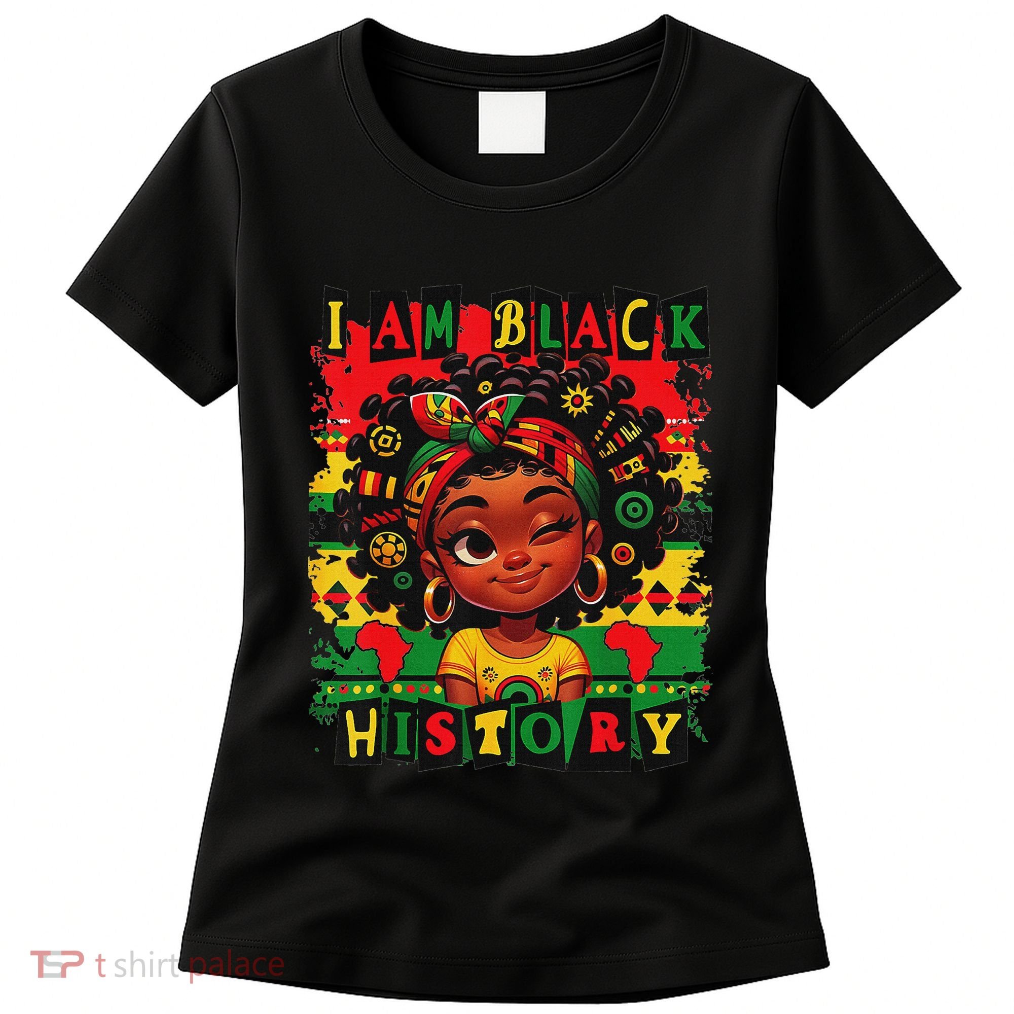 I Am Black History Month African American For Women's T-Shirt