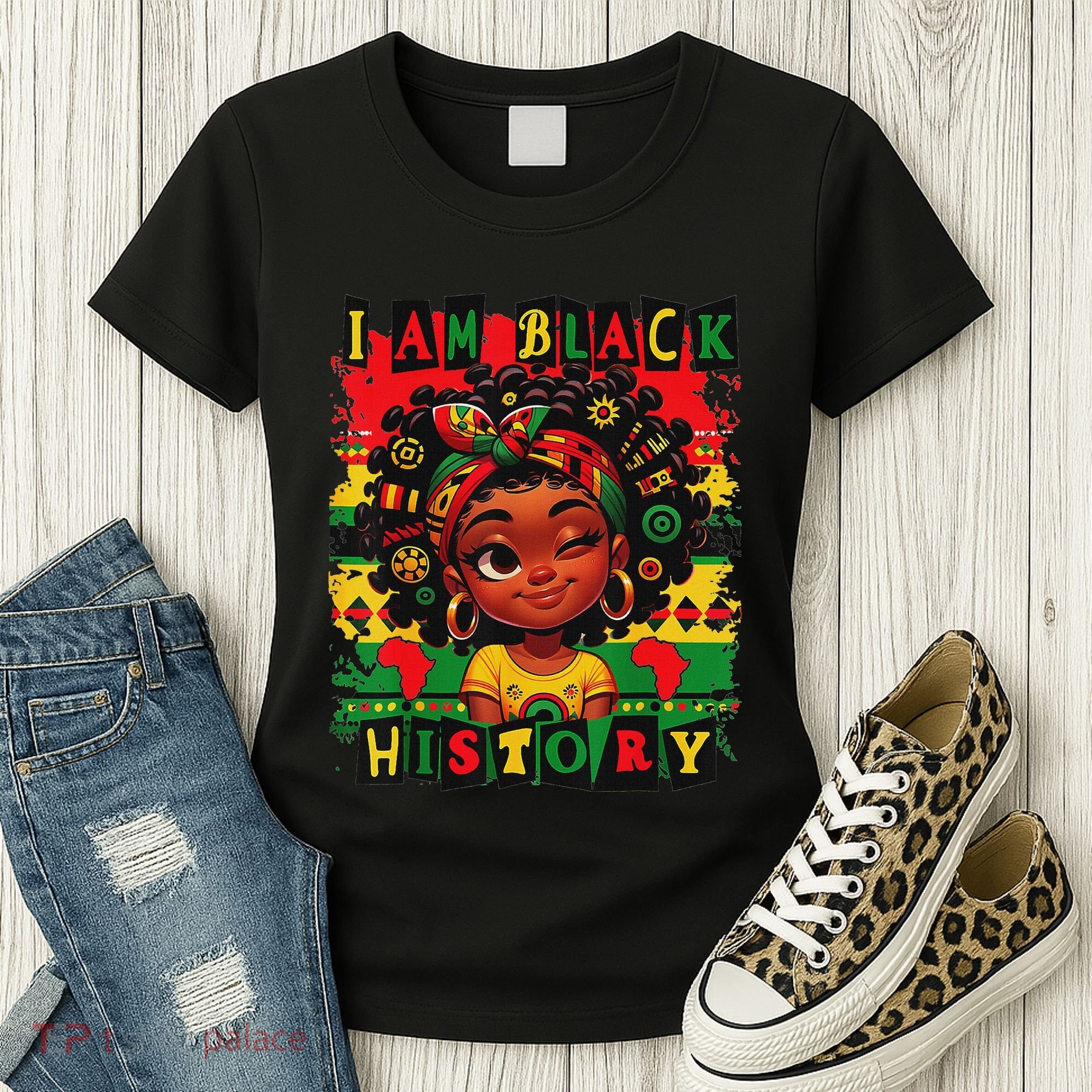 I Am Black History Month African American For Women's T-Shirt
