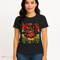 I Am Black History Month African American For Women's T-Shirt thumb 4