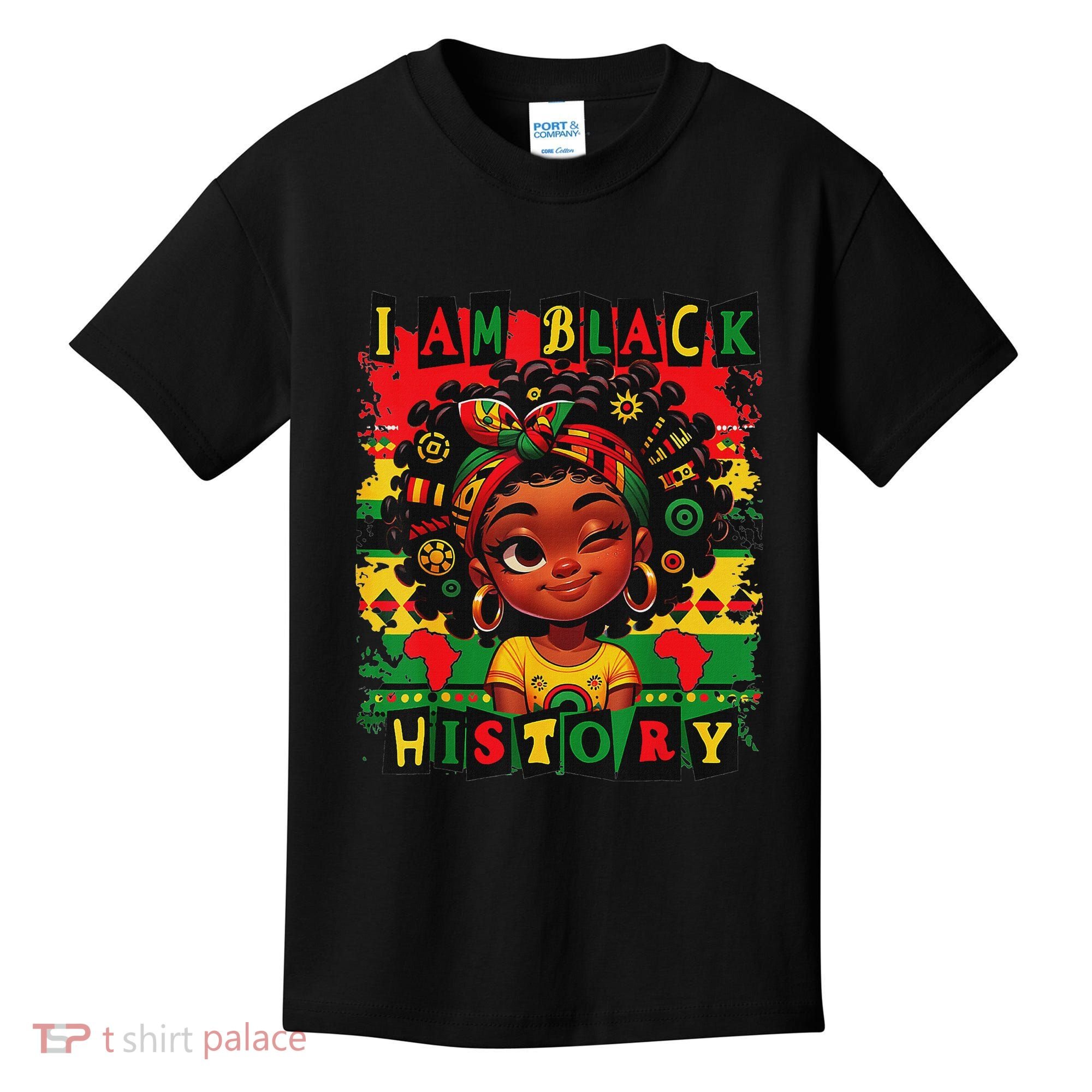 I Am Black History Month African American For Kids T-Shirt