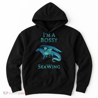 I'm A Bossy Seawing Dragon Lovers, Ocean Dragon Hoodie