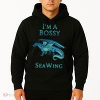 I'm A Bossy Seawing Dragon Lovers, Ocean Dragon Hoodie thumb 2