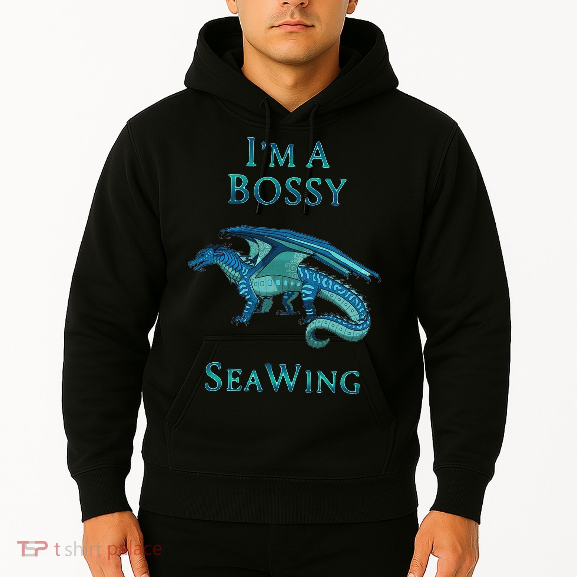 I'm A Bossy Seawing Dragon Lovers, Ocean Dragon Hoodie
