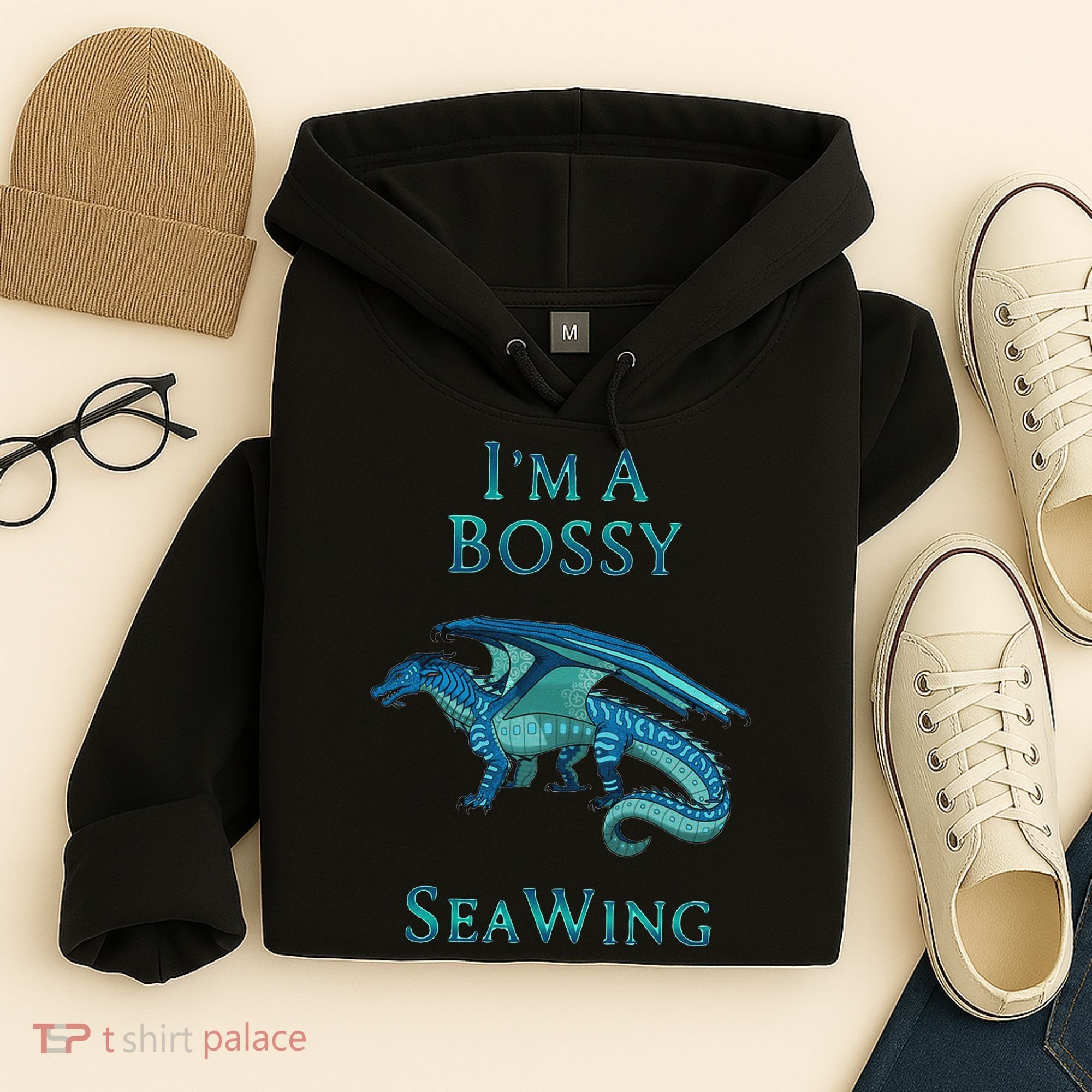 I'm A Bossy Seawing Dragon Lovers, Ocean Dragon Hoodie