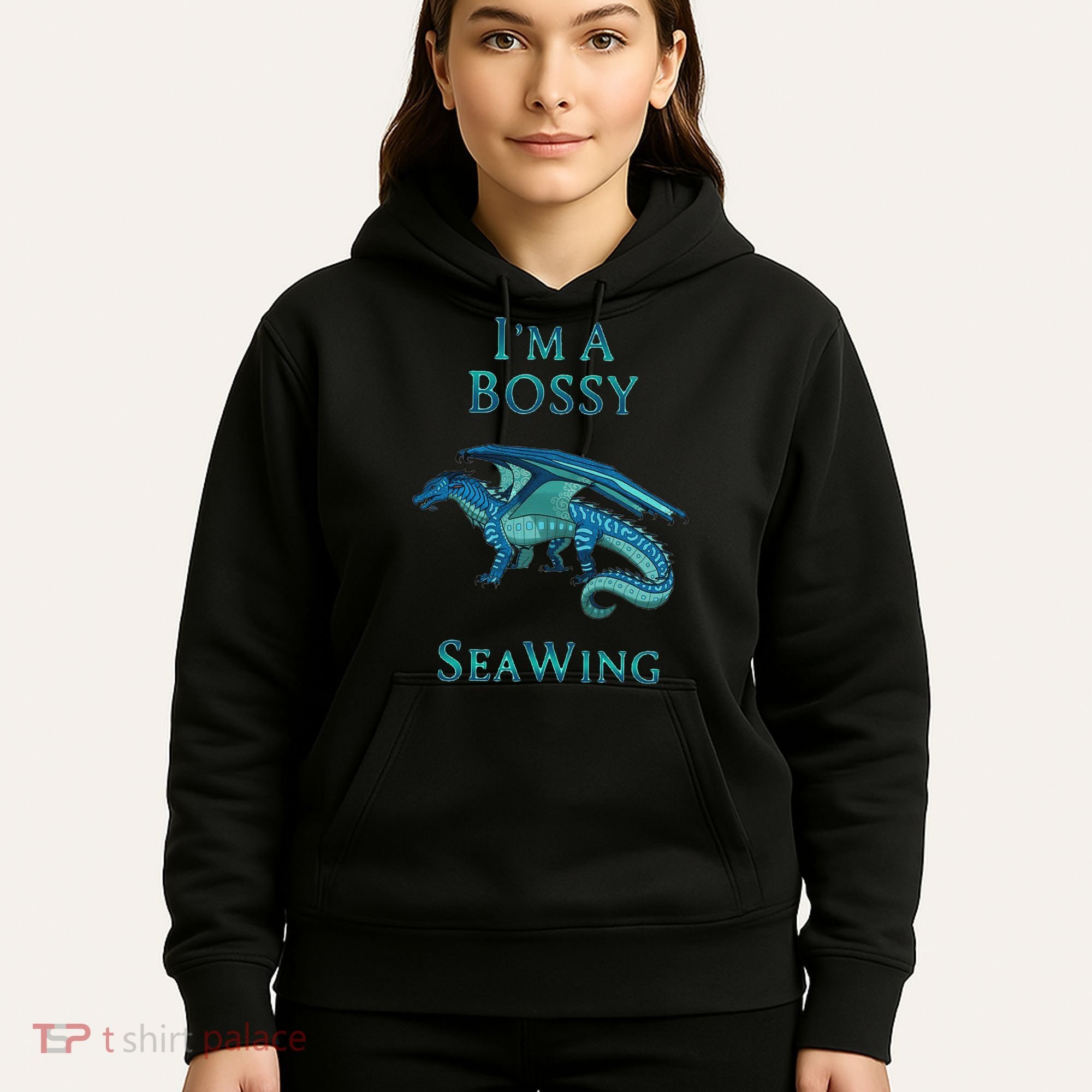 I'm A Bossy Seawing Dragon Lovers, Ocean Dragon Hoodie