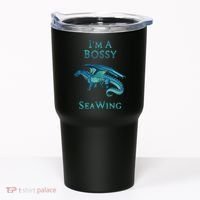 I'm A Bossy Seawing Dragon Lovers, Ocean Dragon Tumbler thumb 0