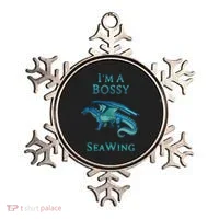 I'm A Bossy Seawing Dragon Lovers, Ocean Dragon Ornament thumb 0