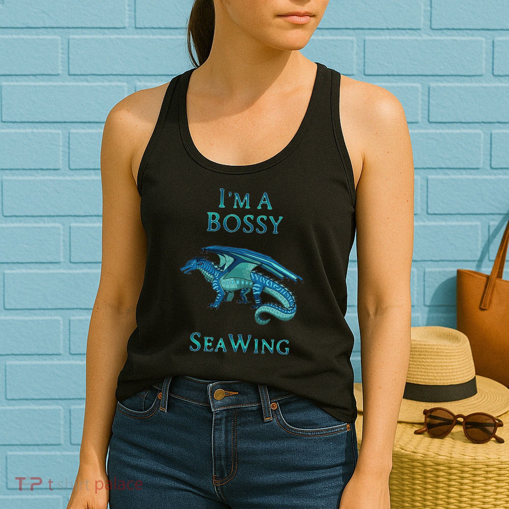 I'm A Bossy Seawing Dragon Lovers, Ocean Dragon Women's Tank Top