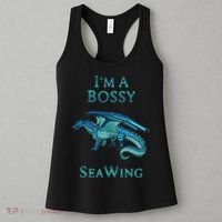 I'm A Bossy Seawing Dragon Lovers, Ocean Dragon Women's Tank Top thumb 3