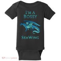 I'm A Bossy Seawing Dragon Lovers, Ocean Dragon Baby Bodysuit thumb 0