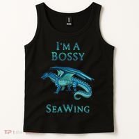 I'm A Bossy Seawing Dragon Lovers, Ocean Dragon Tank Top thumb 2