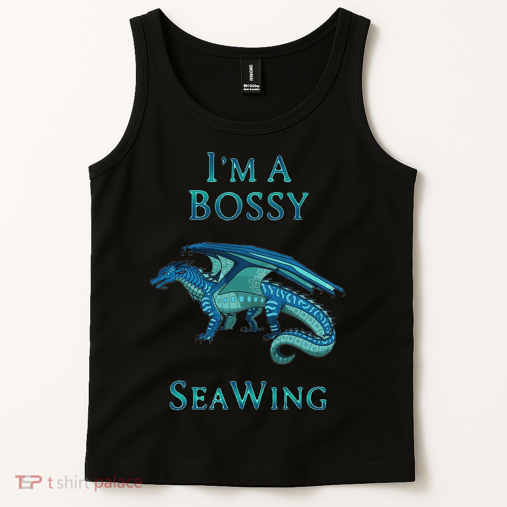 I'm A Bossy Seawing Dragon Lovers, Ocean Dragon Tank Top