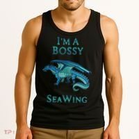 I'm A Bossy Seawing Dragon Lovers, Ocean Dragon Tank Top thumb 3