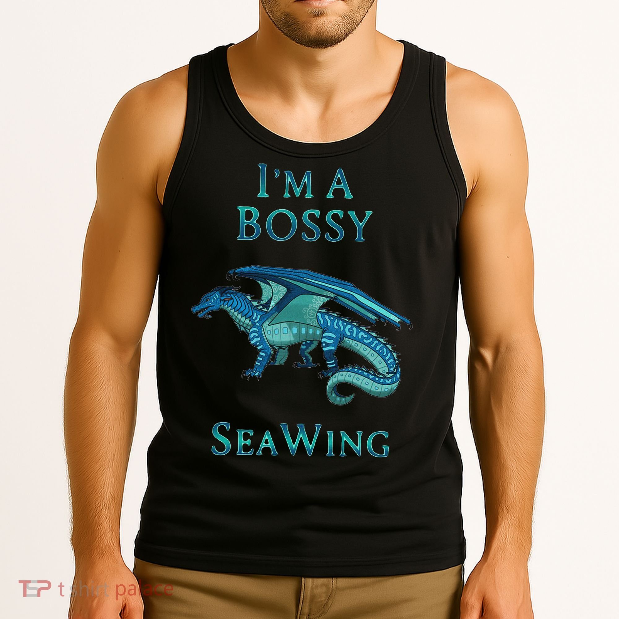 I'm A Bossy Seawing Dragon Lovers, Ocean Dragon Tank Top