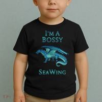 I'm A Bossy Seawing Dragon Lovers, Ocean Dragon Toddler T-Shirt thumb 2