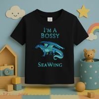I'm A Bossy Seawing Dragon Lovers, Ocean Dragon Toddler T-Shirt thumb 3