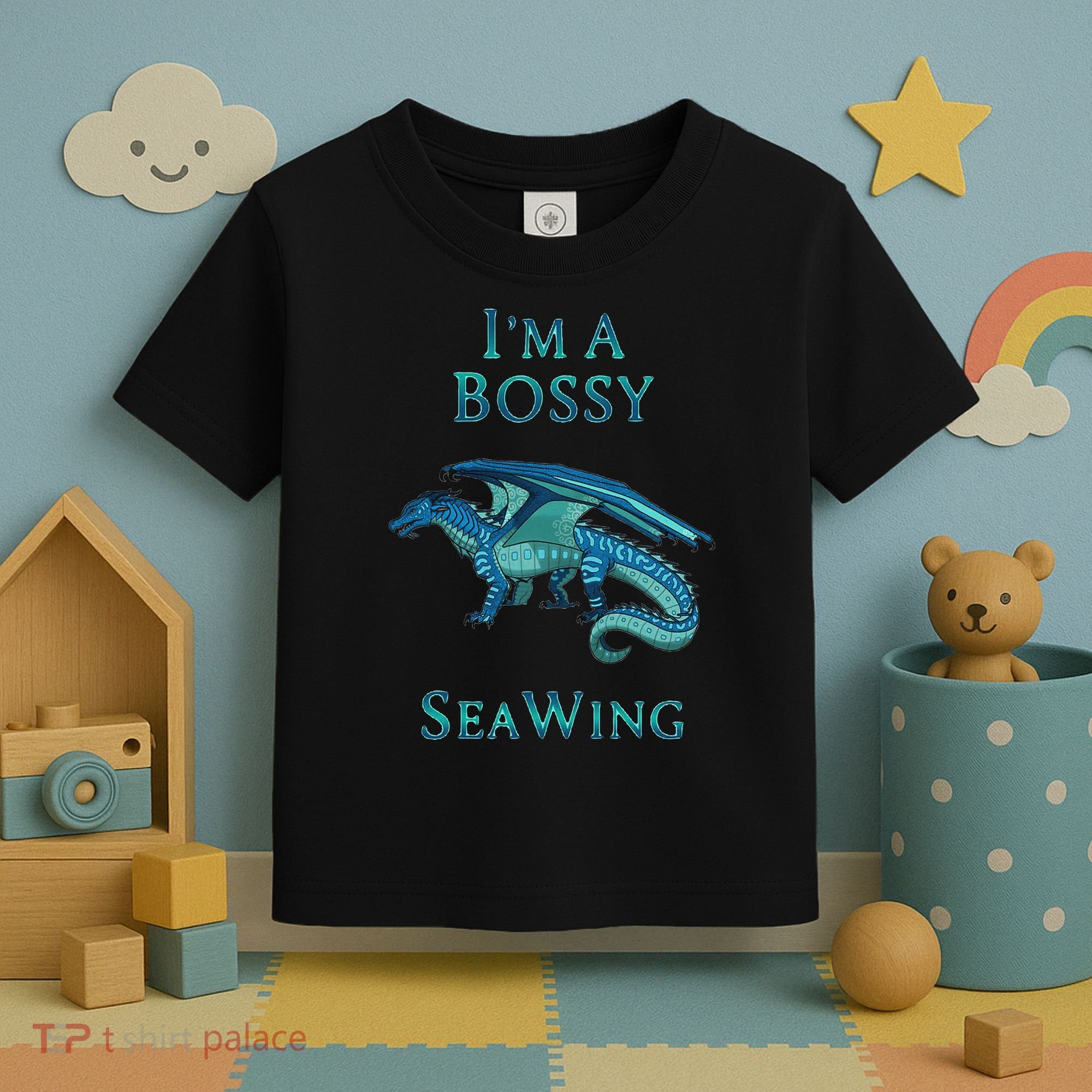 I'm A Bossy Seawing Dragon Lovers, Ocean Dragon Toddler T-Shirt