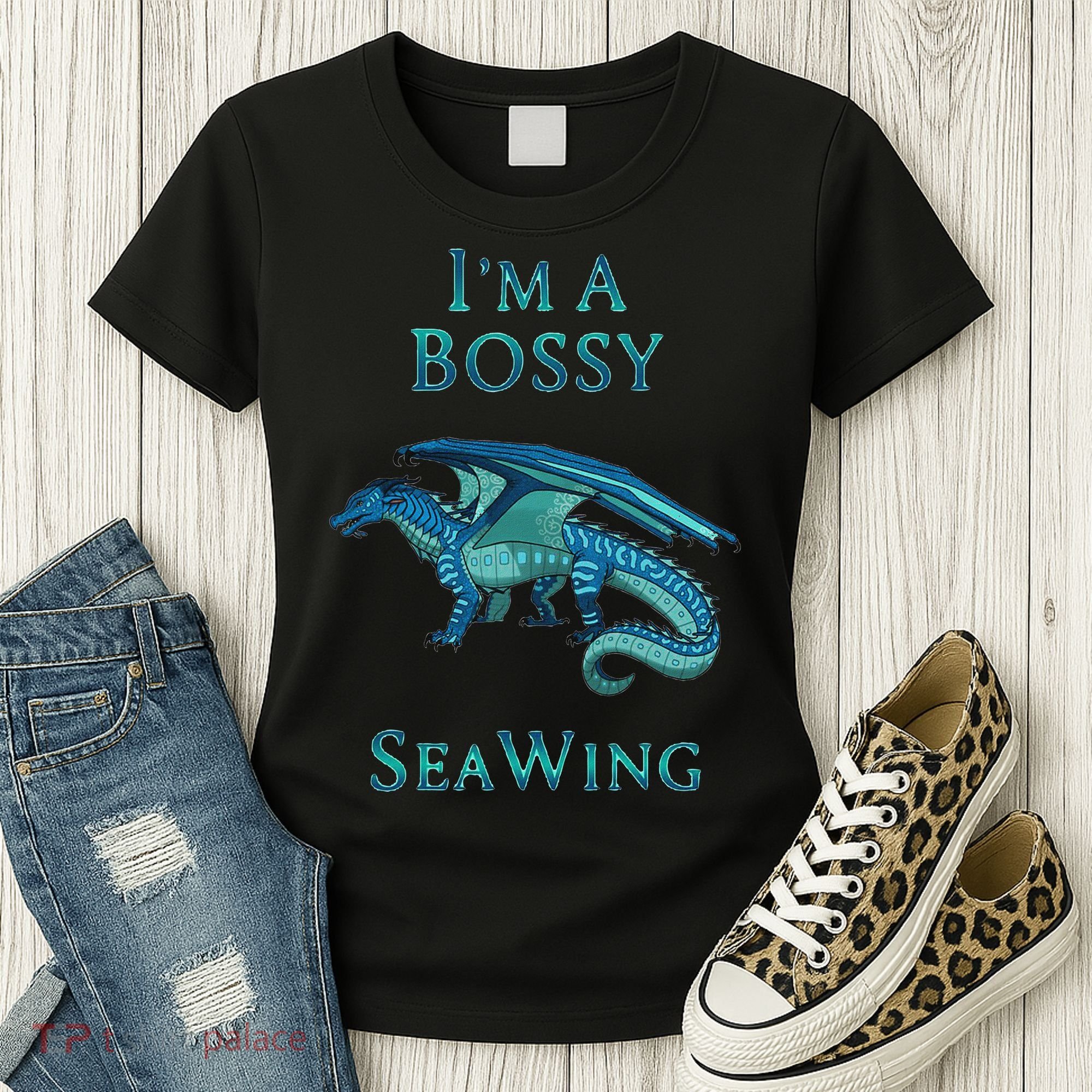 I'm A Bossy Seawing Dragon Lovers, Ocean Dragon Women's T-Shirt