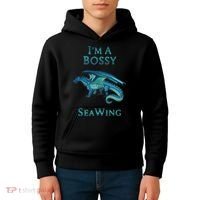 I'm A Bossy Seawing Dragon Lovers, Ocean Dragon Kids Hoodie thumb 4