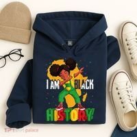 I Am Black History Women Black History Month Hoodie thumb 4
