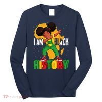 I Am Black History Women Black History Month Long Sleeve Shirt thumb 0