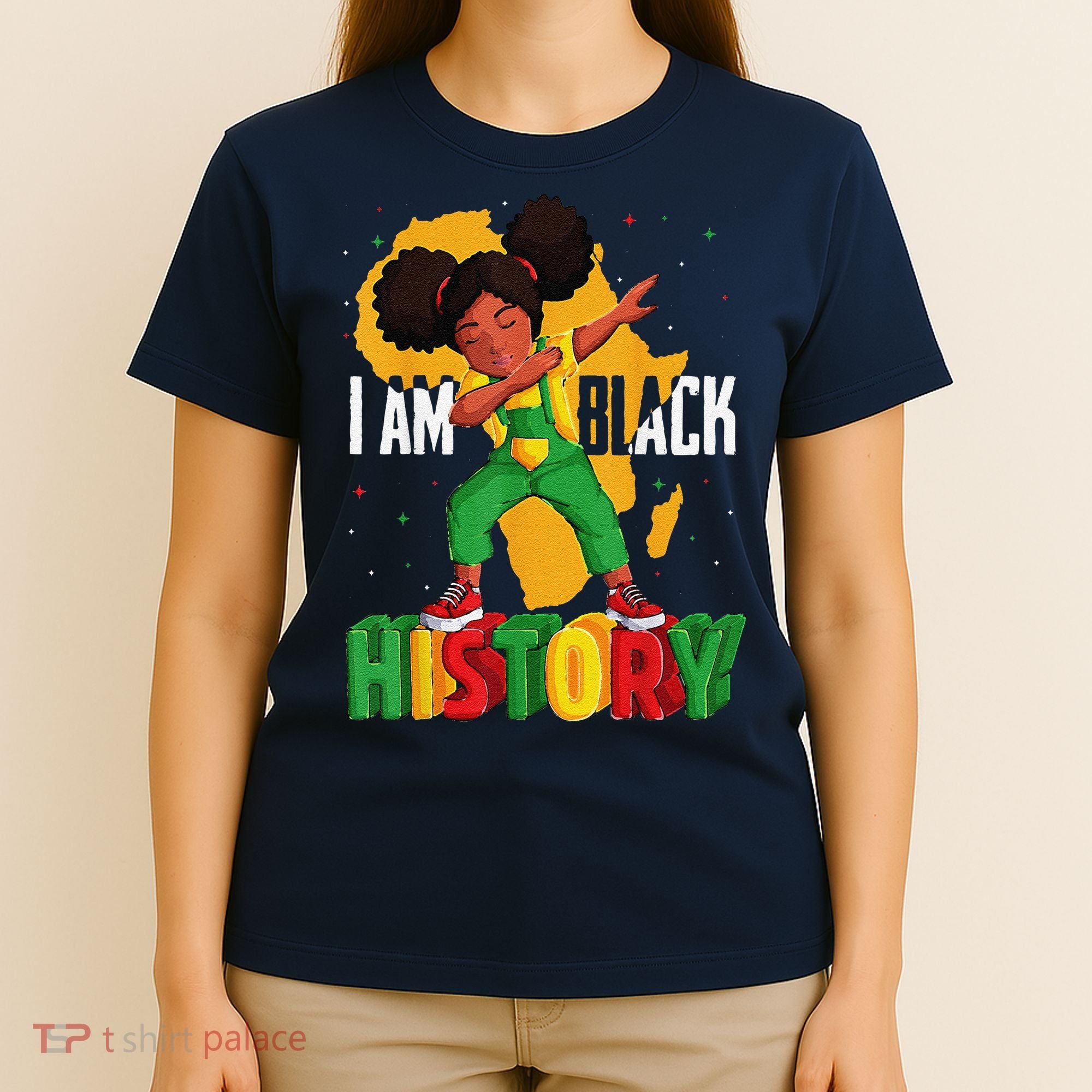 I Am Black History Women Black History Month T-Shirt