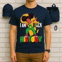 I Am Black History Women Black History Month T-Shirt thumb 6